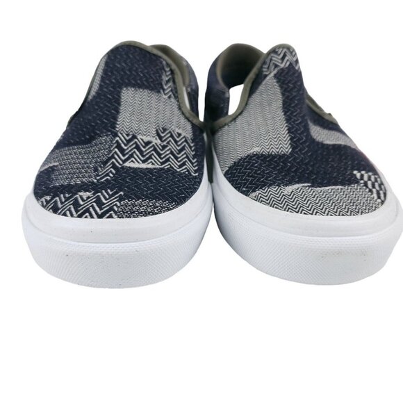 VANS Classic Slip On DENIM PATCHWORK Unisex Canvas Shoes Men's 4.5 Women's 6 - Picture 4 of 8